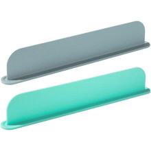2pcs Kitchen Baffle Board Silicone Anti-Splash Baffle Compact Simple Shaped Sink Impermeable Guard