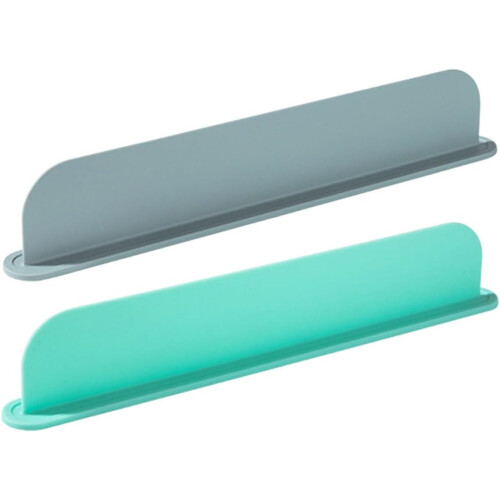 2pcs Kitchen Baffle Board Silicone Anti-Splash Baffle Compact Simple Shaped Sink Impermeable Guard