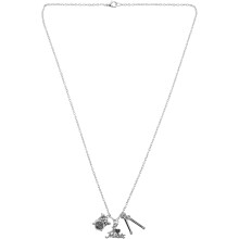 Halskette mit Trommelanhänger für Musikliebhaber, Edelstahl, Schlagzeug-Schmuck, Musiksymbol-Halskette