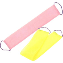 2er-Set Körperschwämme, Badetücher, Dusch-Rückenpeeling für Damen, Peeling-Duschgel