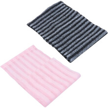 2 Stück Peeling-Duschhandtuch Rückenschrubber Badeschwamm Reibehandtuch für die Dusche