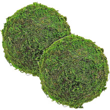 Globi per centrotavola decorativi per organizzare decorazioni facili, riempitivo 2 pezzi in schiuma verde artificiale e per matrimoni e feste a casa