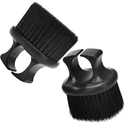2pcs escova de limpeza do cabelo para barba e bigode barbeiro cerda barba escova de cuidado