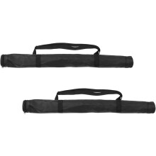 Sacos de armazenamento de bastão de beisebol 2pcs com pano Oxford impermeável de couro PU