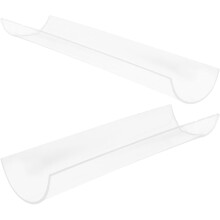Lot de 2 moules à gâteaux roulés en acrylique en forme de U pour la pâtisserie maison, outil de cuisson polyvalent