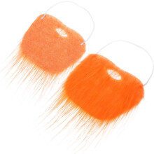 2pcs Party Decoration Plush Mustache Funny Carnival Mask Beard Costume Accessories