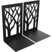 2 sujetalibros de hierro para estantes, topes decorativos para libros, organizadores y soportes para libros.