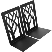 2pcs Bookends de ferro book stoppers bookend decorativo suportes para book termina organizador para amantes prateleiras