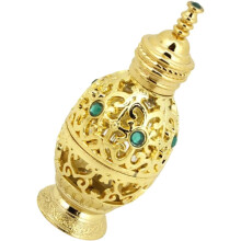 Lot de 2 flacons de parfum vides en verre, contenants de luxe pour huiles essentielles, idéaux pour les voyages et les besoins délicats.