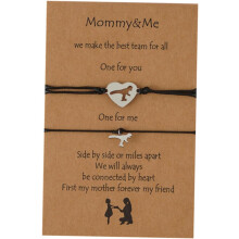 Mother Bracelets Set Knot String Bracelet Mother's Day for Boys and Girls Jewelry