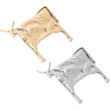 2pcs liga broche moda peito roupa acessório para mulheres vaca traje ornamento decorativo