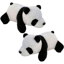 Broche de urso de peluche de 2pcs Broche em forma de panda para itens de decoração doméstica Pinos de novidade criativos