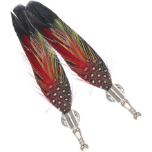 Ensemble de 2 broches décoratives pour homme, broche de mariage noire pour veste de costume.