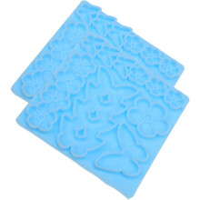 2pcs borboleta molde resina de silicone fundição clipe de cabelo DIY jóias fazendo moldes para acessórios feitos à mão meninas