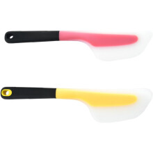 2 Stück Butterspatel/Sahnestreicher aus hitzebeständigem Silikon, ergonomisches Design, leicht zu transportieren