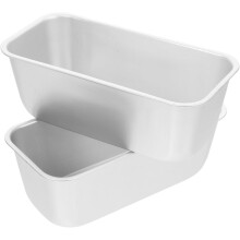 Lot de 2 moules Ă pain, plaques de cuisson pour toasts, forme rectangulaire, alliage d'aluminium