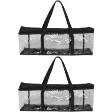 Bolsas impermeables para guardar álbumes de CD. Versátiles y con asas. 2 unidades.