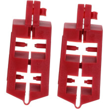 Dispositivo de bloqueo de palanca Circuit Grip de 2 piezas para protector de circuito eléctrico que garantiza la seguridad durante el mantenimiento.