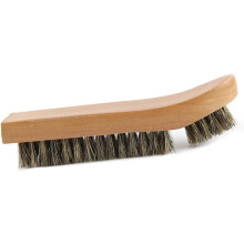 2er-Pack Schuhbürsten mit Holzgriff und bogenförmigen Borsten