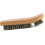 2pcs Wood Handle Shoe Brush with Bristles Arc-Shaped Design 1
