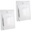 Makeup Mixing Palettes Lightweight Ergonomic Design Acrylic 2pcs 1