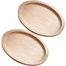 2 quadratische Getränkeuntersetzer aus Holz, hitzebeständig, Möbelschutz, Khaki-Farbe, schönes Design