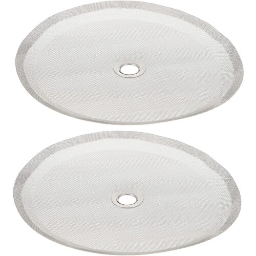 2pcs Stainless Steel Filter Mesh for Press Coffee Maker Replacement Filters for Tea Makers Screen
