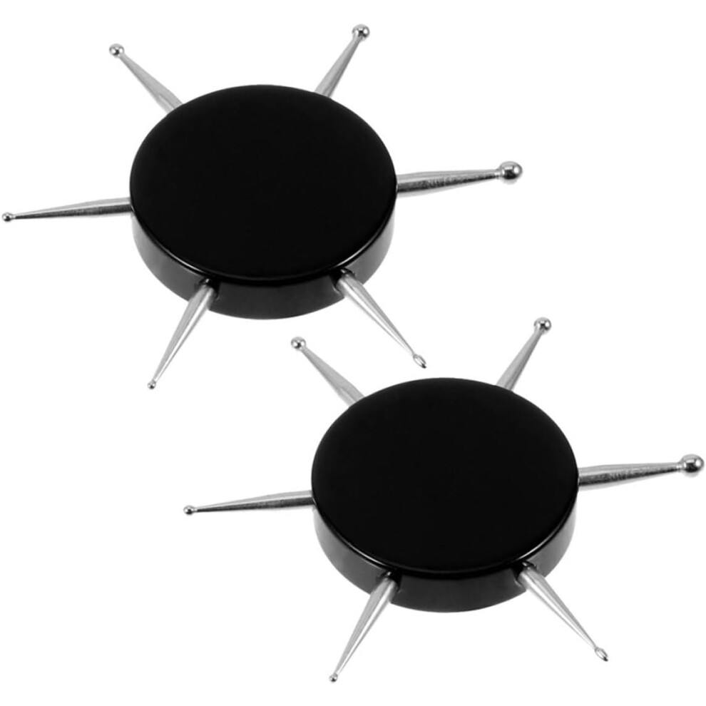 Hkhbjs Black 2Pcs Nail Art Supplies Circular Dotting Pen Manicure Painting Tools For Dotting