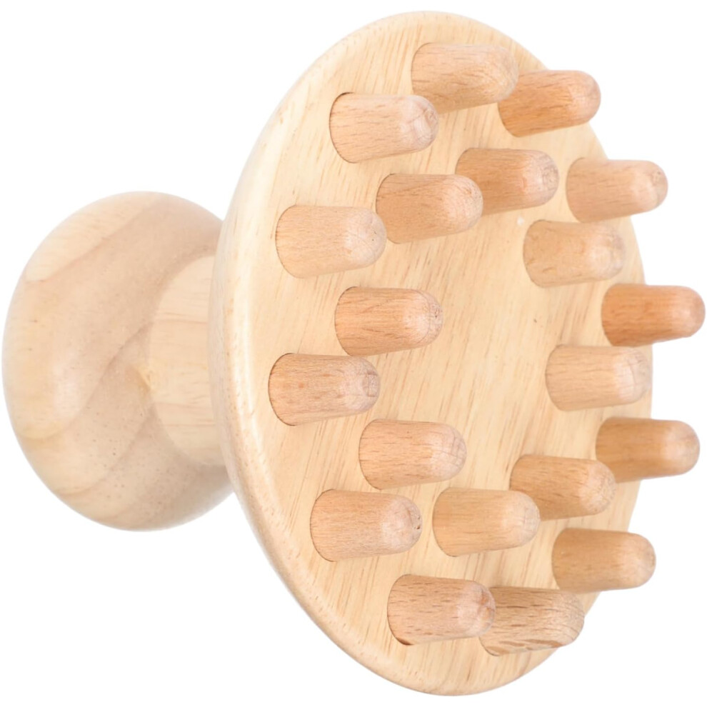 Hkhbjs 2Pcs Handheld Massage Comb Claw Massager For Head Scalp Smooth Wooden Scalp Massager Brush