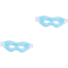 2 Stück Eis-Augenmasken mit kühlendem Gel zur Linderung von Müdigkeit beim Schlafen, Reisen und Entspannen