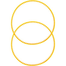 2 courroies pour machine à guimauves et barbe à papa, en PVC réutilisable et portable. Accessoires pour machine à barbe à papa.