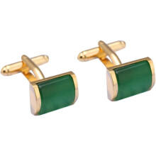 gemelli da uomo in opale verde, bottoni per maniche di camicia in stile francese, accessori eleganti per camicie formali e abbigliamento da lavoro.