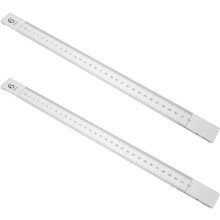2 Stück Keramikformlineale, Acryl-Rollführungen für Tonwalzen, Töpferwerkzeuge, Mess- und Layoutwerkzeuge
