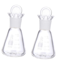 Stück konische Erlenmeyer-Glasflaschen aus Borosilikatglas für Laborbedarf