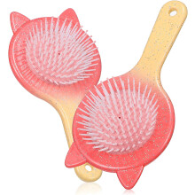 2er-Pack Haarbürsten für Jungen und Mädchen, Entwirrungsbürsten mit Katzenohren-Massagefunktion für Mädchen, Jungen, Frauen und Männer