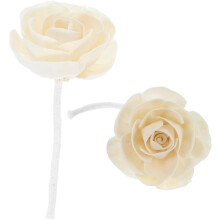 Blumendiffusor, 2-teilig, ätherische Ölranken, floraler Docht mit Baumwollseil