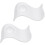 2pcs Ceramic Egg Cups Wave Type Egg Stand Holders with Comfortable Touch and Easy to Clean Surface 1