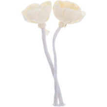 2 Stück kleine künstliche Blumendiffusorköpfe mit biegsamen Baumwollseilen