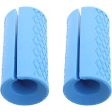 Verdikte siliconen handgrepen voor halters, 10 cm, 2 stuks, antislip, comfortabel, voor krachttraining en dagelijks fitnessgebruik.