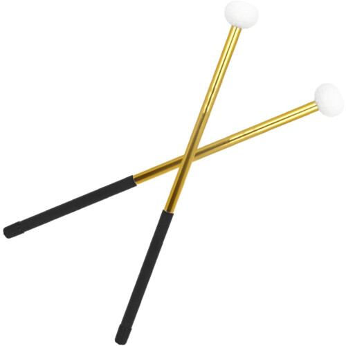 Robuste Bassdrum-Schlägel mit Filzbezug, 2 Stück
