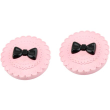 2er-Set Aufbewahrungsboxen für Wimpern, Schminkspiegel-Etuis, tragbarer Kosmetik-Organizer