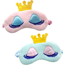 Travel Eye Mask for Airplane 2pcs Cartoon Eye Patches Sleep Blindfold with Light Blocking