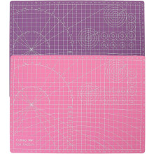 Lot de 2 tapis de découpe antidérapants en PVC pour loisirs créatifs, gravure et sculpture artistique