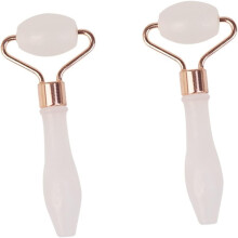 2pcs Jade Stone Face Massage Roller Portable Beauty Roller Beauty Skin Care Tool