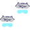 2pcs Sleeping Eye Patch Eye Mask Comfortable Strap Creative Blindfold for Relaxation Sleep Blinder for Head 1