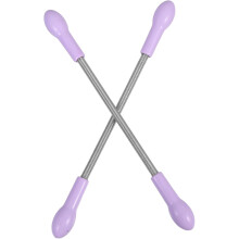 Épilateur facial à ressort, lot de 2 mini-épilateurs manuels portables
