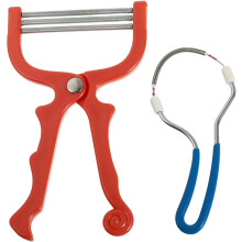Depiladora facial de hilo para mujer, 2 unidades, manual, con resorte.