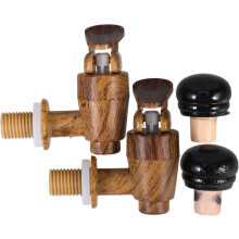 2er-Set professioneller Trinkhahn, Wasserhahn für den Haushalt, rustikaler Vintage-Stil, Kunststoff