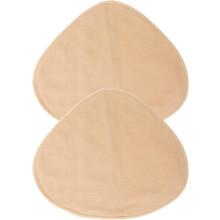2 stuks katoenen driehoekige borstbedekkingen, beschermend, ademend, antislip, comfortabele pasvorm, huidvriendelijk, zacht, natuurlijk materiaal
