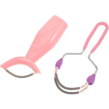 2-teiliges manuelles Haarentfernungswerkzeug mit Feder für die Gesichtshaarentfernung und Make-up-Entfernung
